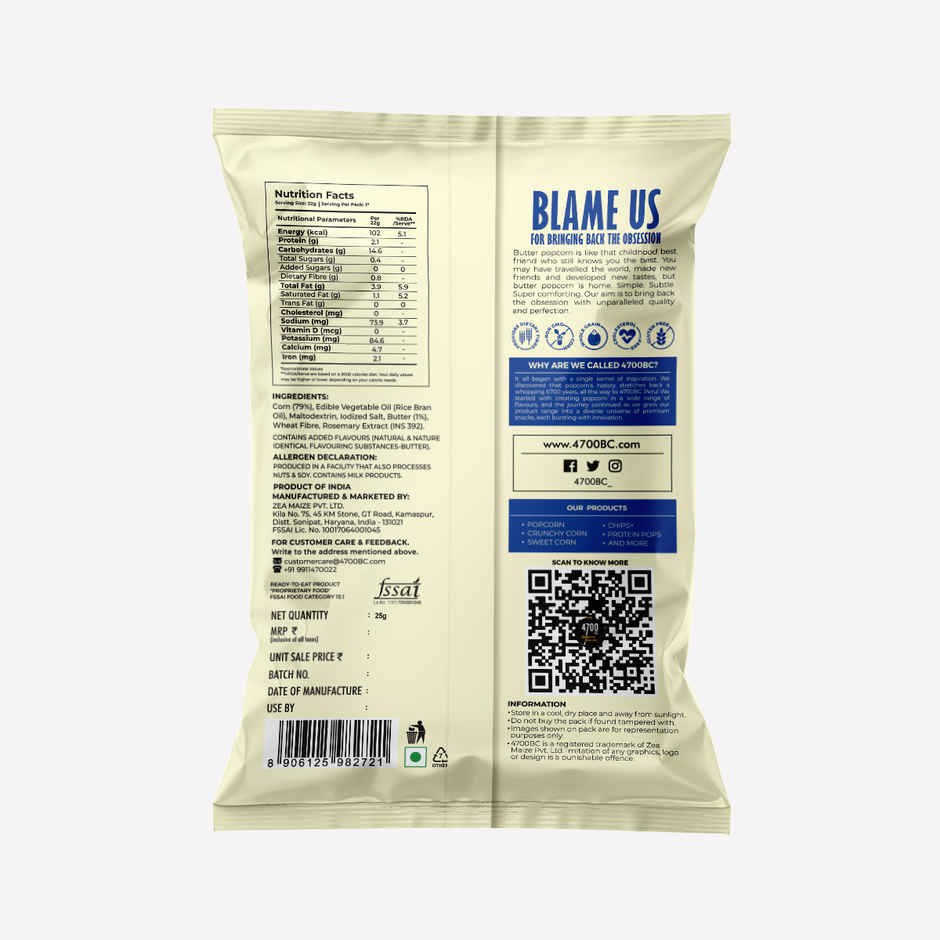 4700BC Himalayan Salt Caramel Popcorn, Pouch, and Butter Popcorn, Jumbo Pack