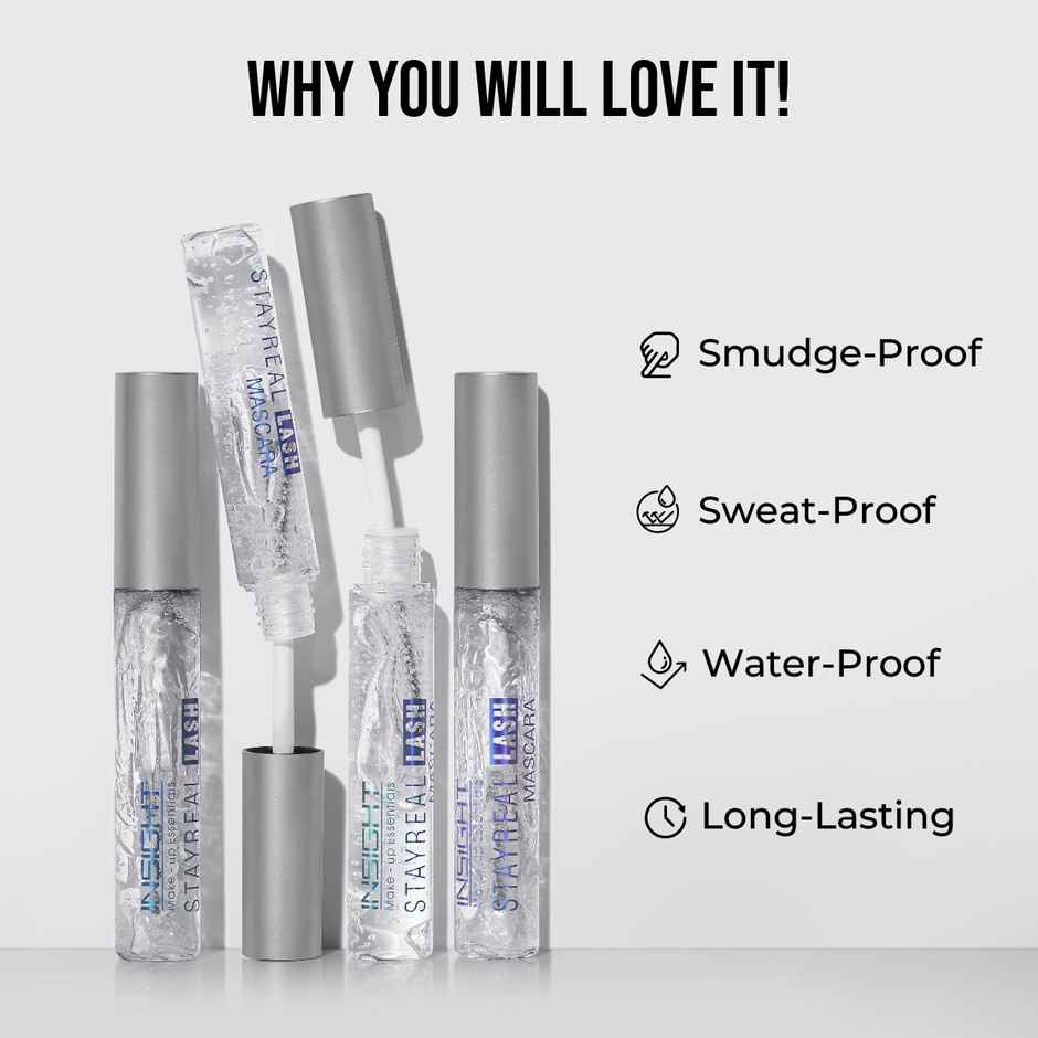 Insight Cosmetics Stay Real Lash Mascara | Transparent