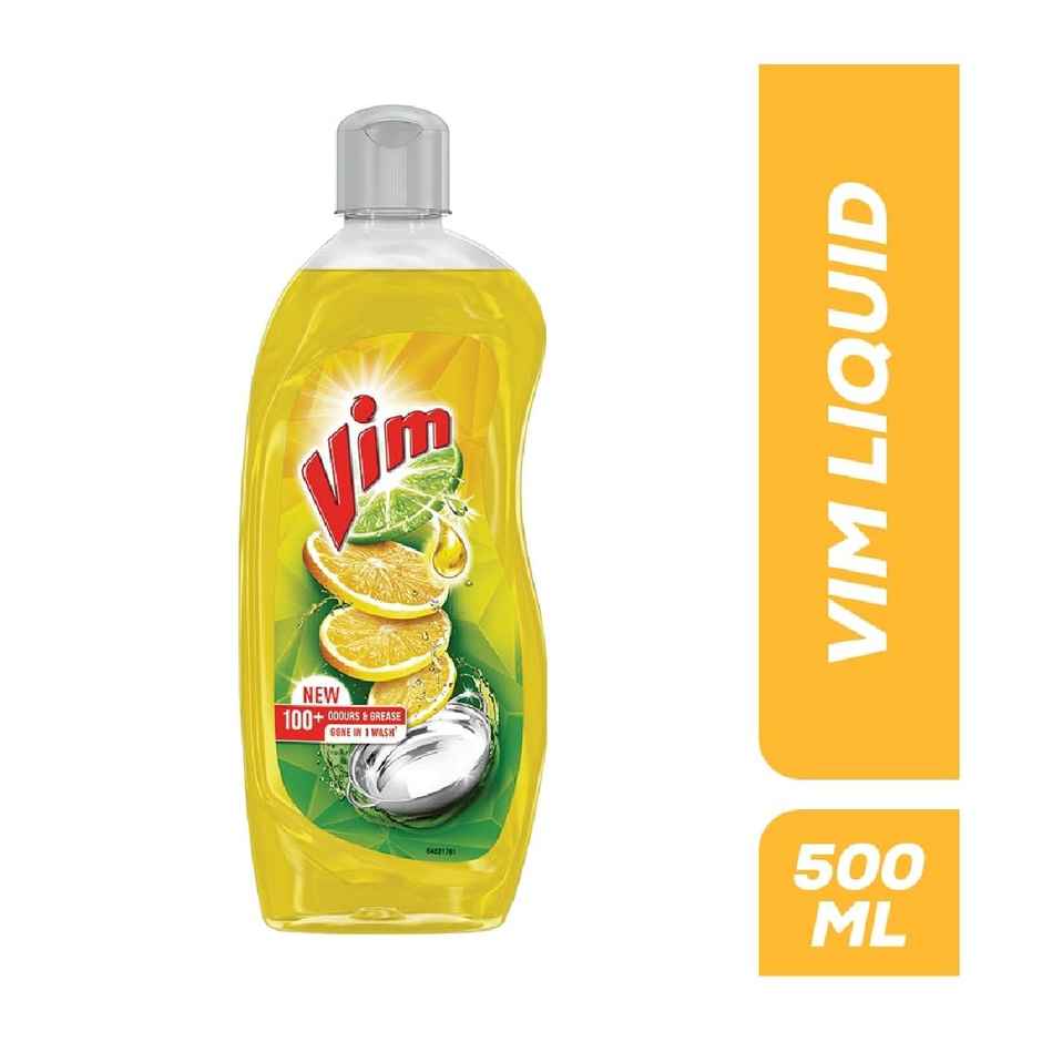 Vim Lemon Dishwash Liquid Gel (500ml) & Domex Ocean Fresh Toilet Cleaner Liquid (1L) Combo
