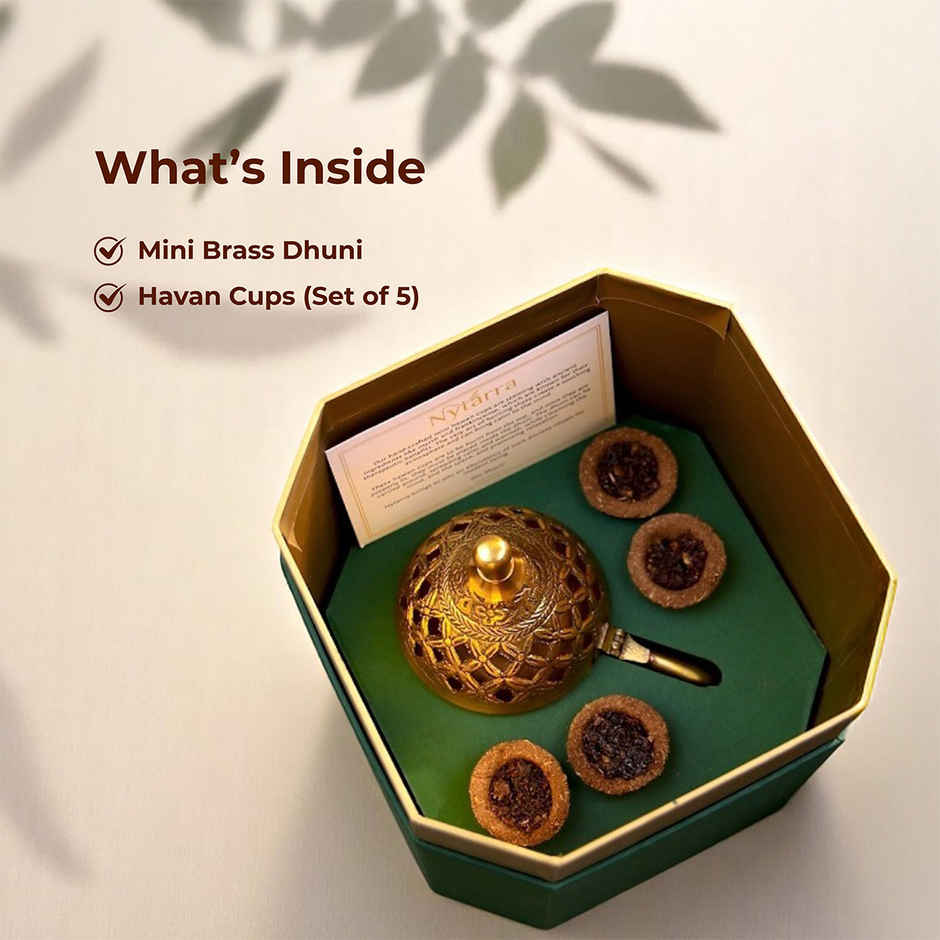 Nytarra Naturals Sacred Brass Gift Box