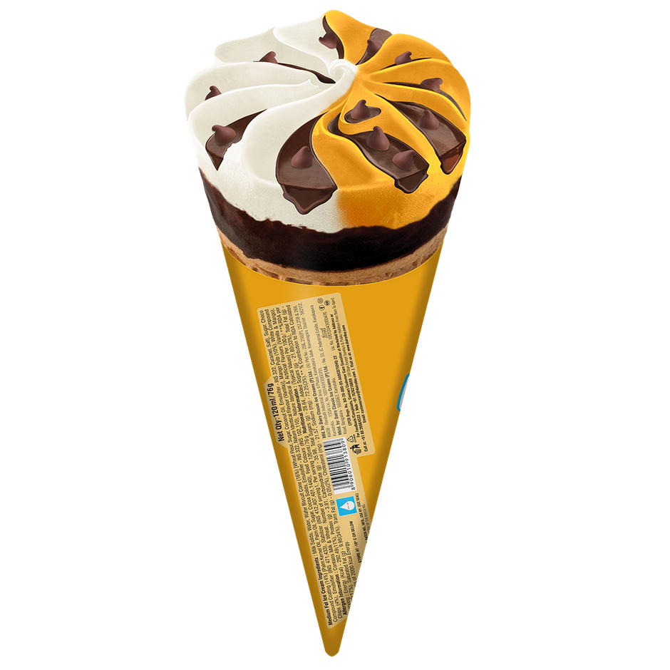 Dairy Day Double Cone Vanilla & Mango Ice Cream Cone Combo