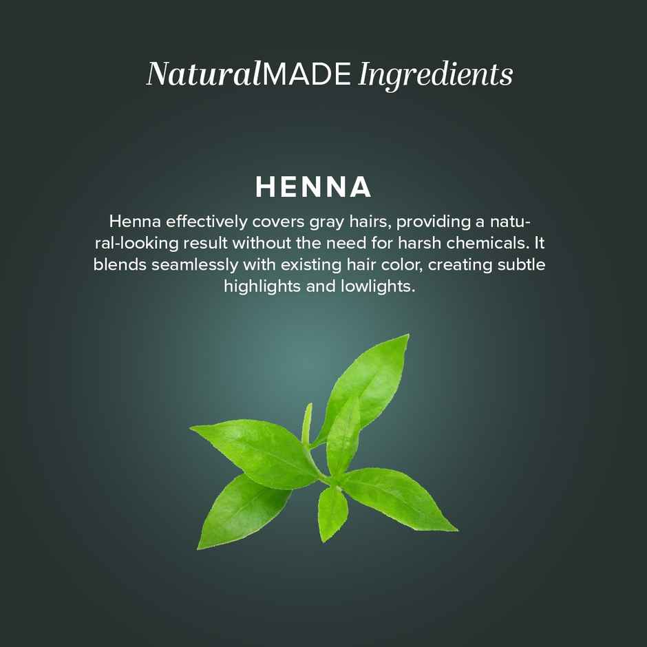 Khadi Natural Herbal Mehndi Deep Black Color And Conditiones Hair