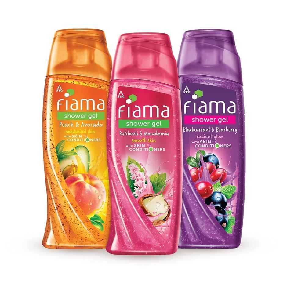 Fiama Shower Gel Blackcurrant & Bearberry Shower Gel Peach & Avocado Shower Gel Lemongrass & Jojoba