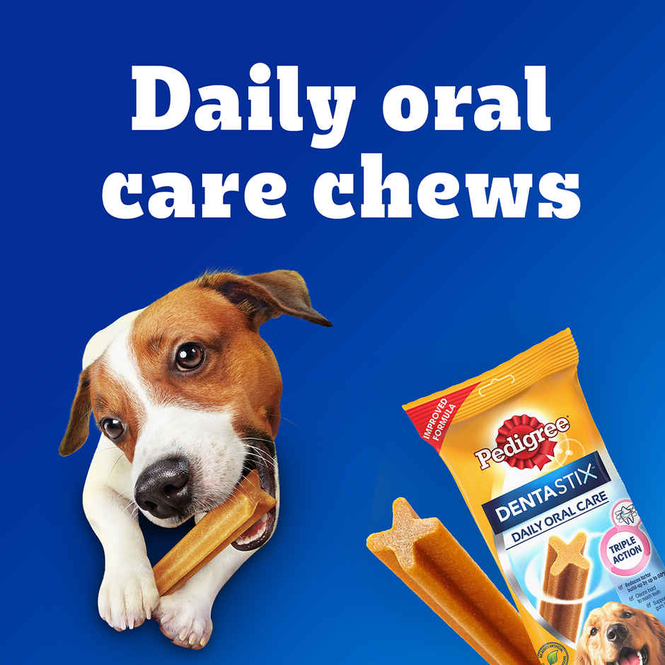 Pedigree Dentastix Adult Large Breed (25 Kg+) Oral Care Dog Treat Combo