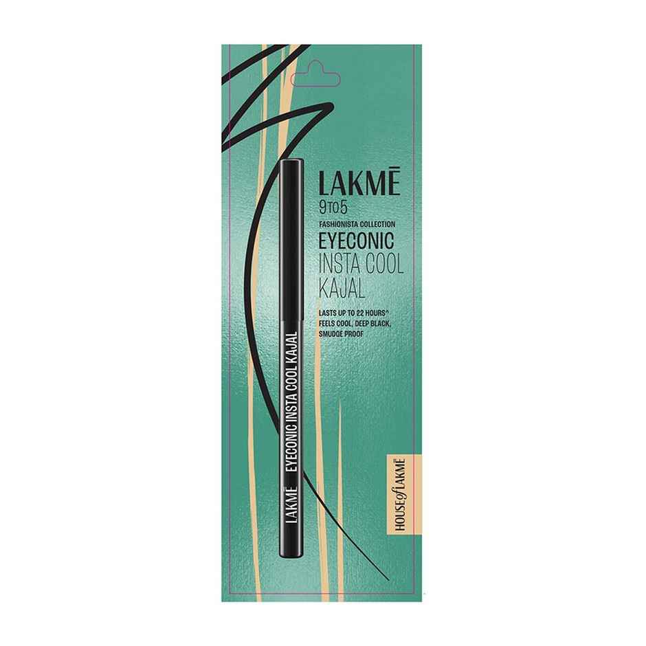 Lakme Eyeconic Insta Cool Kajal, Black