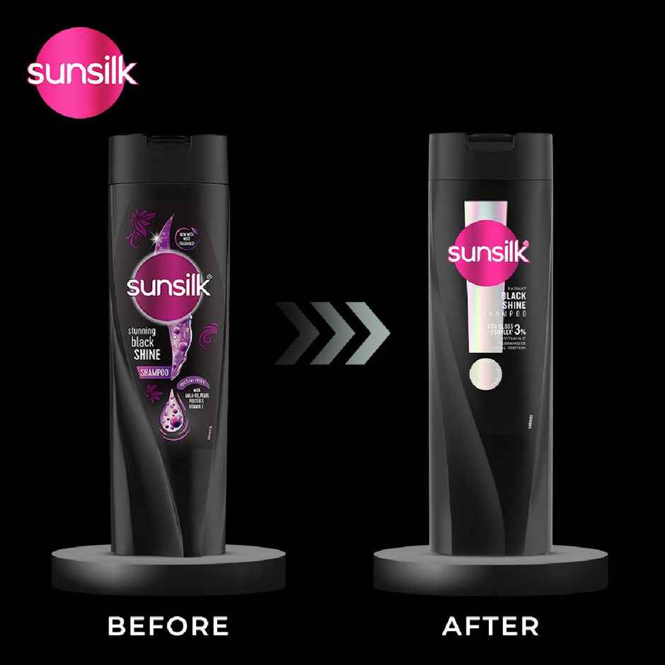 Sunsilk Radiant Black Shine Shampoo