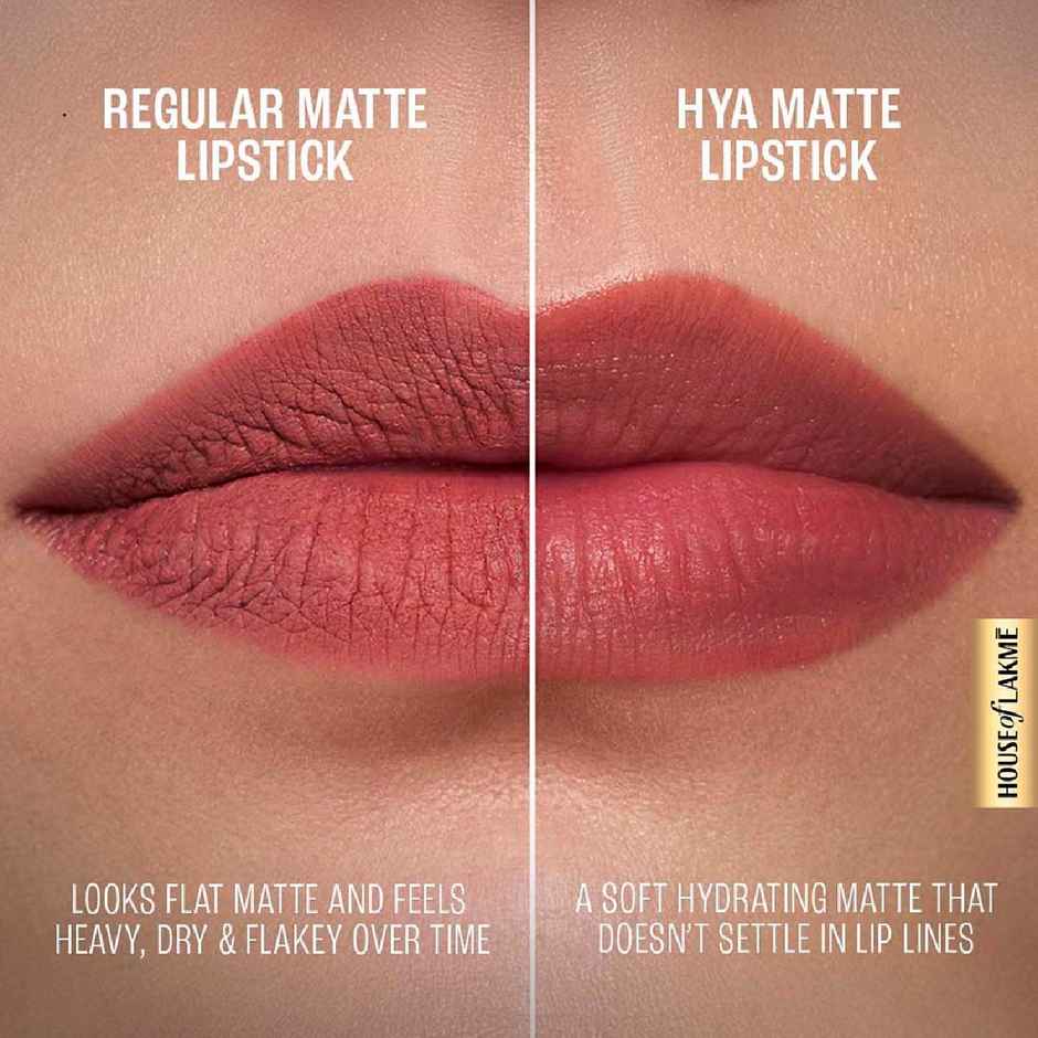 Lakme 9to5 Hya Matte Lipstick | Power Peach