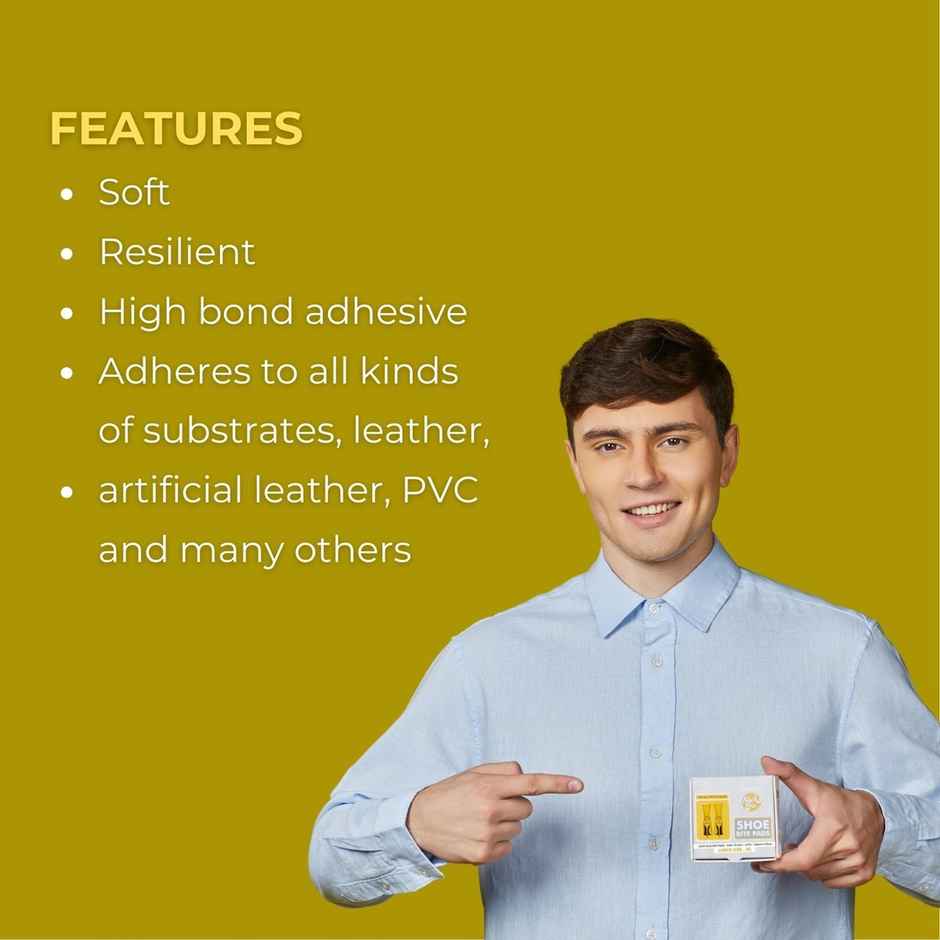 Slickfix XL Shoe Bite Protector Pads Skin-Friendly Foam Shoe Accessories Blister Protection