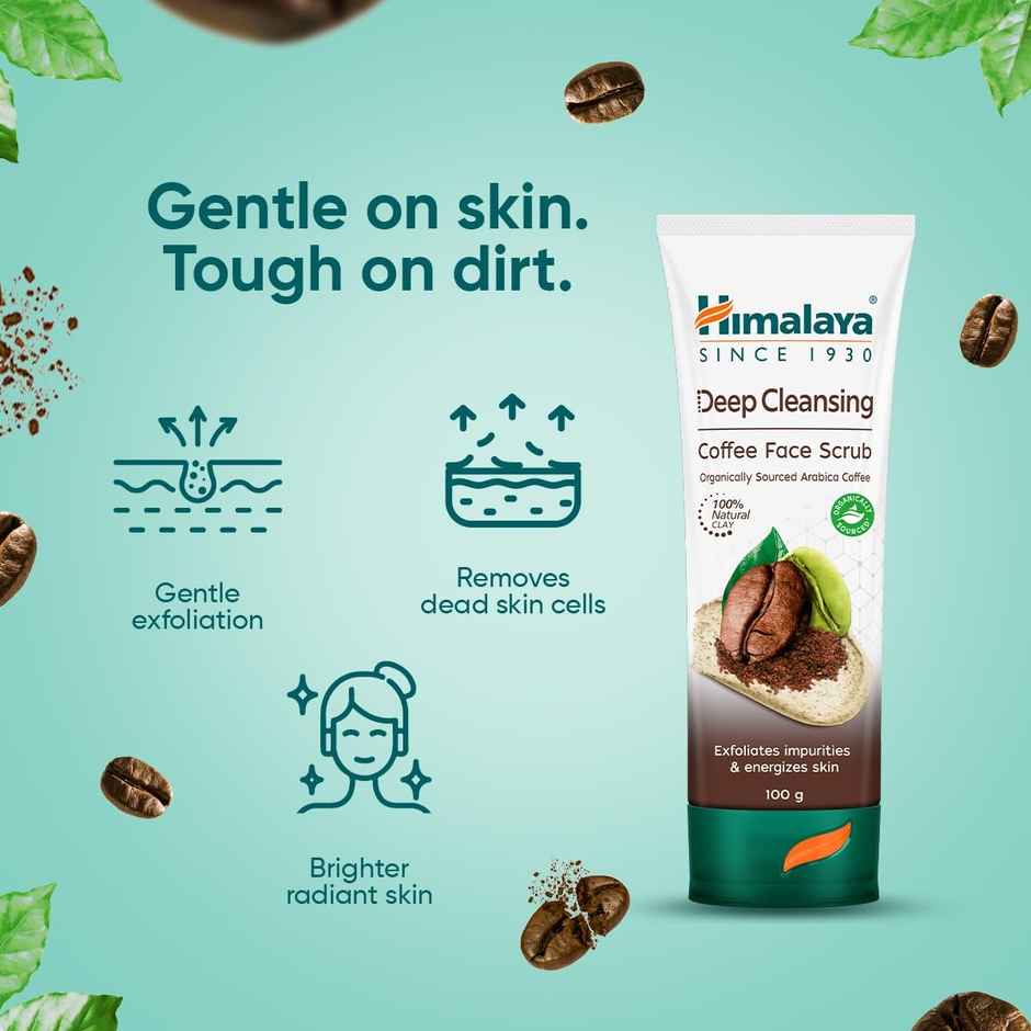 Himalaya Wellness Company Deep Cleansing Coffee Face Scrub