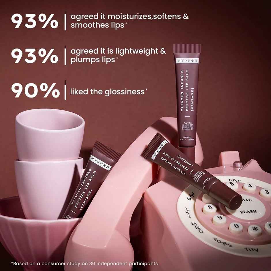 Hyphen Vitamin-Infused Peptide Tinted Lip Balm - Vintage