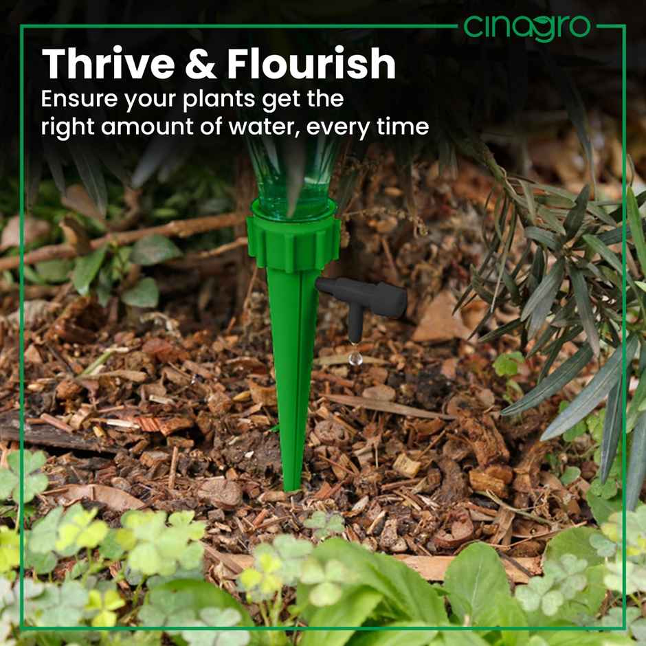Cinagro Gardening Drip Irrigation Kit | Plant Water Dropper | Pack of 6