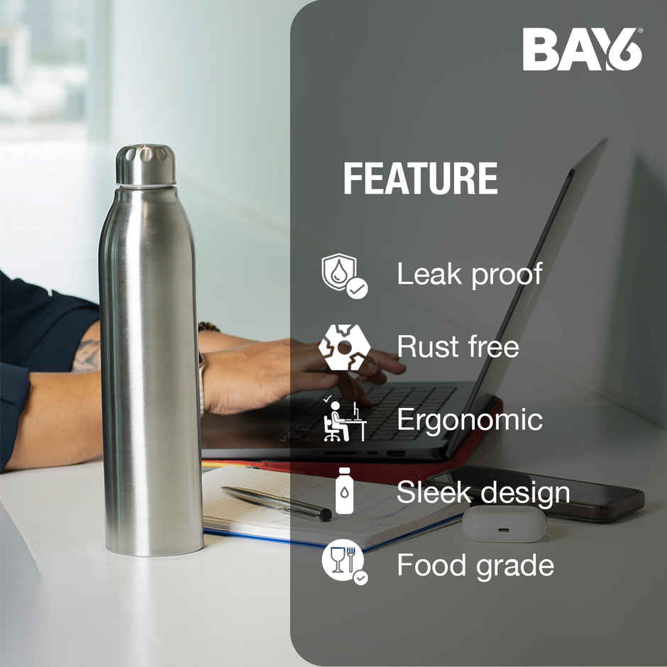 BAY6 Steel Cola Shape Bottle | 1L