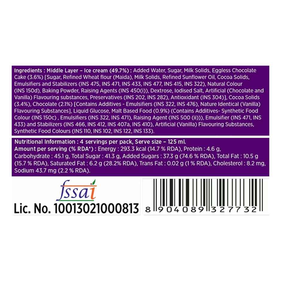 Havmor Mud Cake Ice Cream Cake | Creamy Dessert