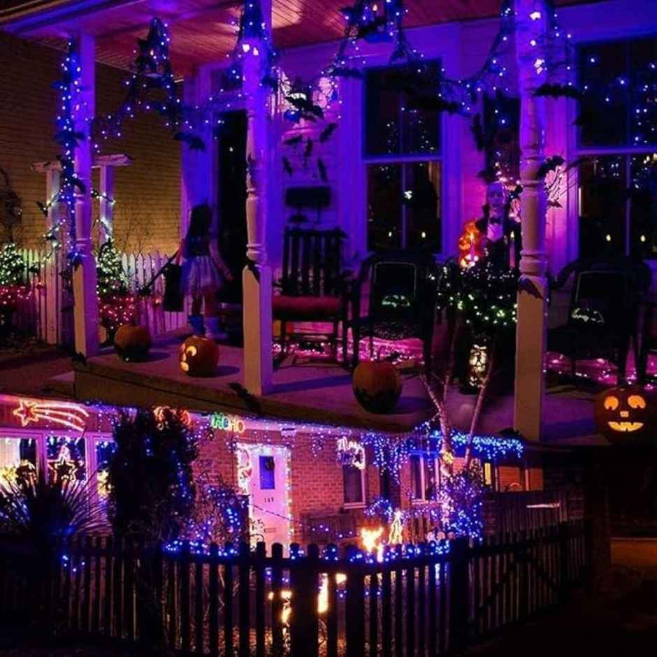 Desidiya Rice String Lights | Blue | Cool and Calm Lighting For Relaxing Atmosphere | 12 m