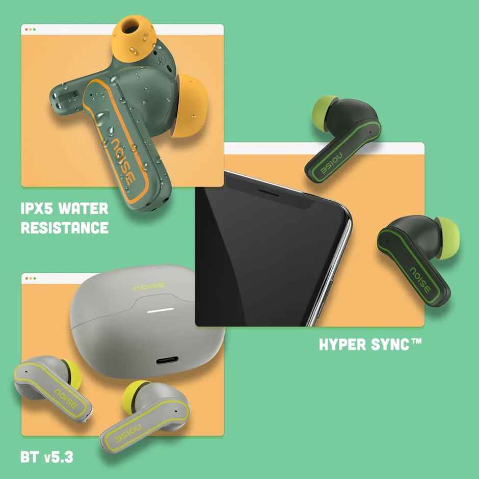 Noise Pop Buds Bluetooth Earbuds (Quad Mic with ENC)