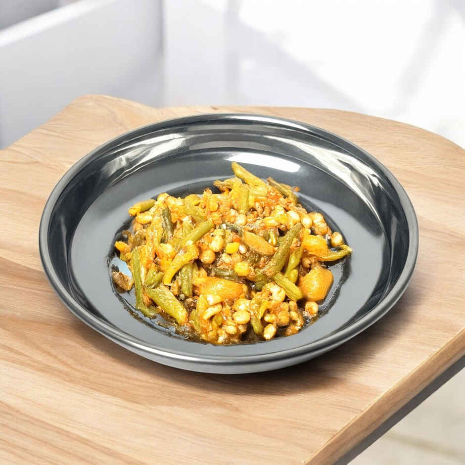 Bombay Kookware Stainless Steel Halva Plate | 12 cm