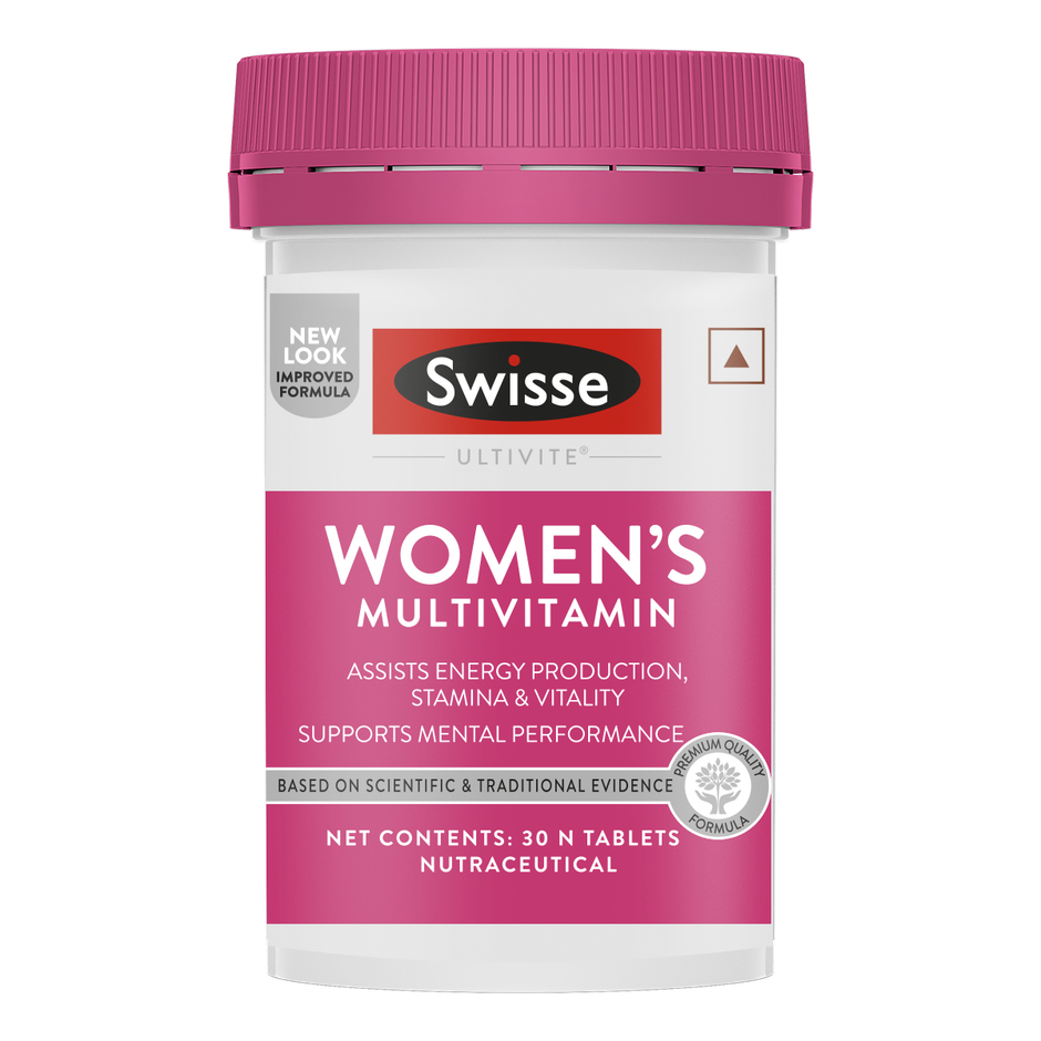 Swisse Women'S Multivitamin - Boosts Energy, Stamina, Mental Performance With 36 Herbs - (30 Tabs)
