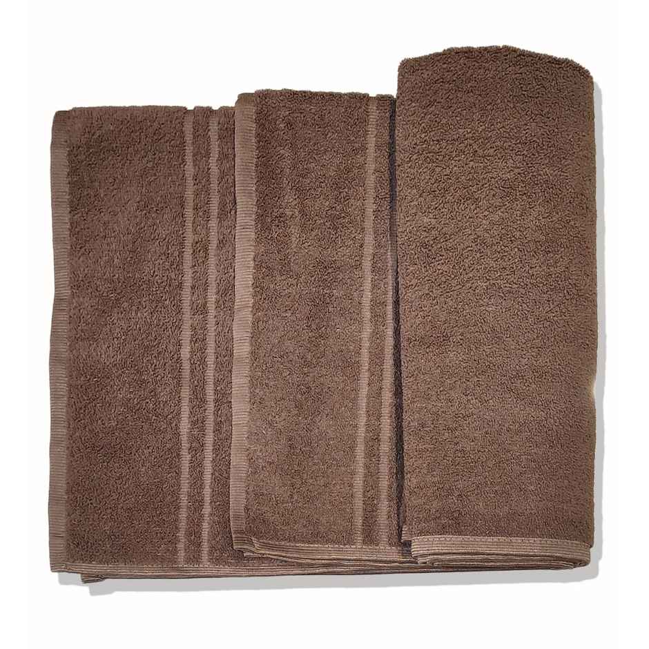 BAY6 Microfibre Bath Towel Brown - 70 x 140 cm