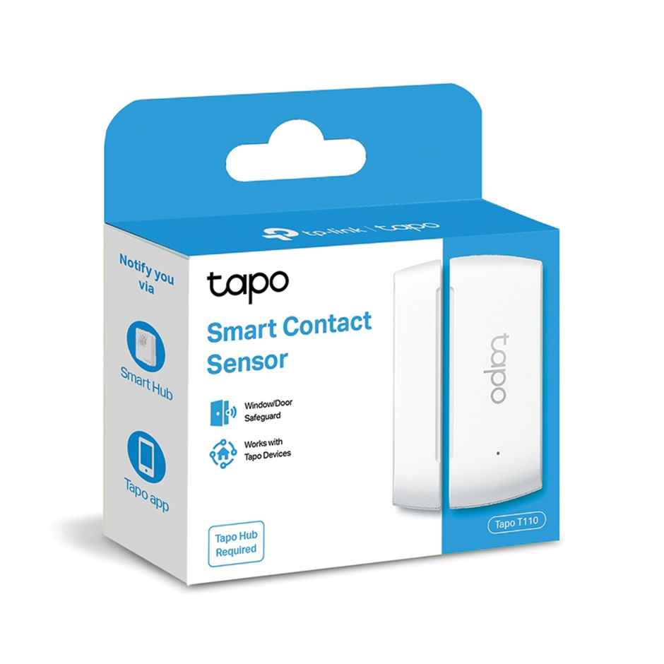 TP-Link Tapo T110 Smart Contact Sensor, Work with Alexa, Hub Required Sold Separately