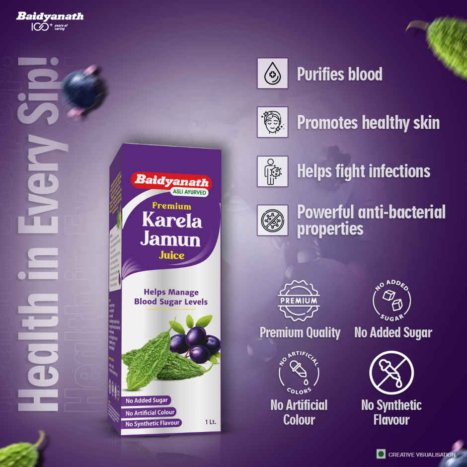 Baidyanath East Premium Karela Jamun Juice