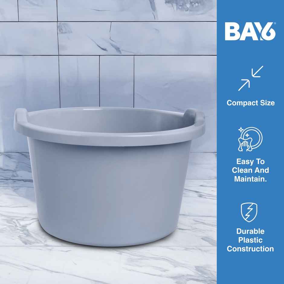 BAY6 Regent Tub 15 L - Grey