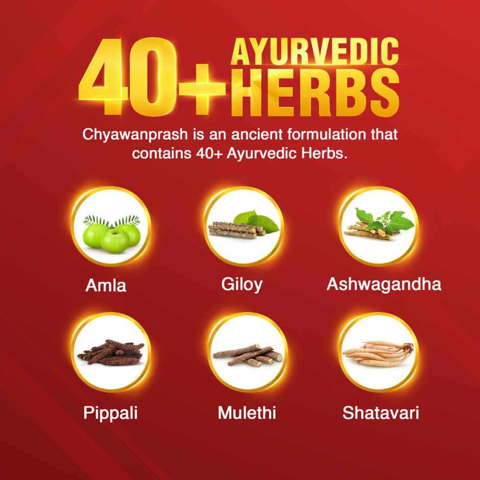 Dabur Chyawanprash Awaleha - 3x Immunity Action with 40+ Ayurvedic Herbs