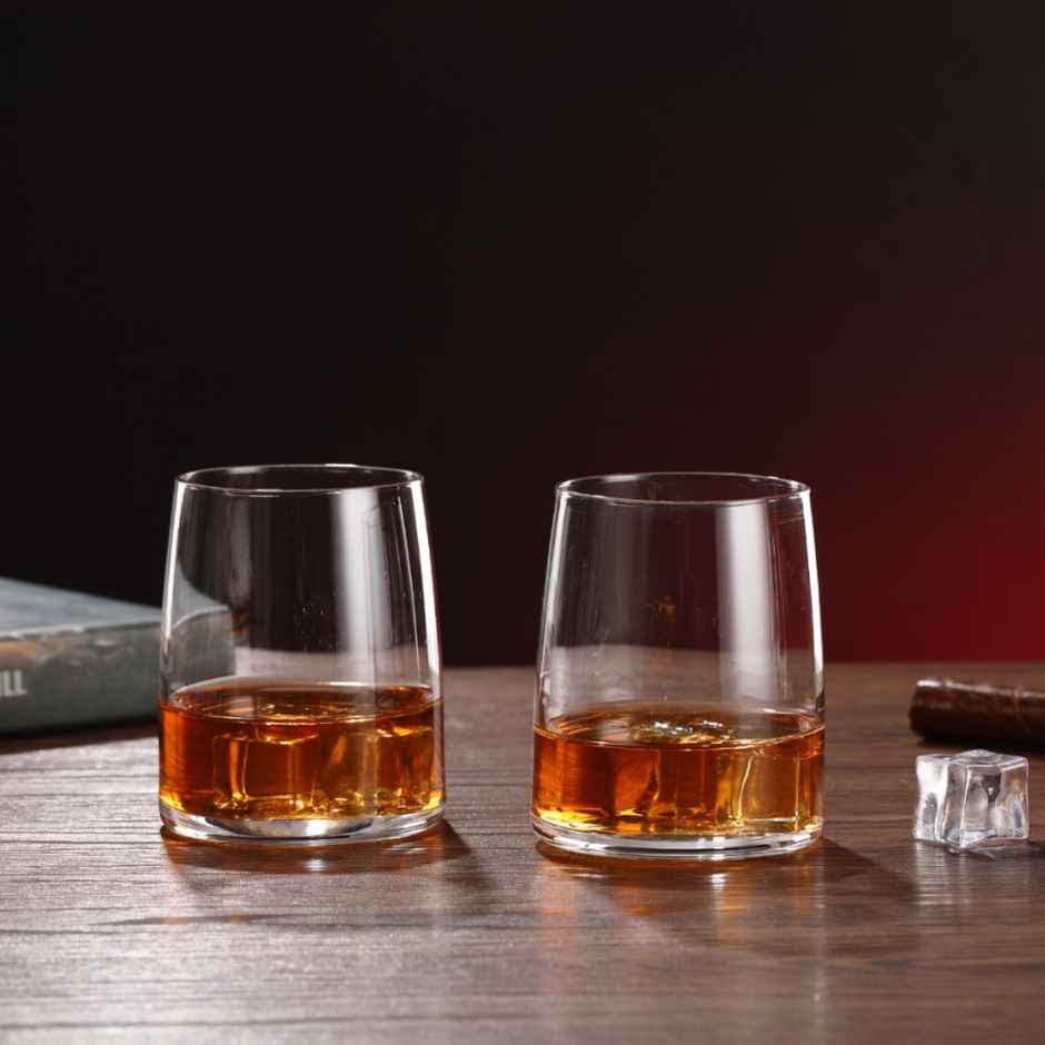 Sanjeev Kapoor Cosmo Rock Glass 330 ml | Set of 6 Piece
