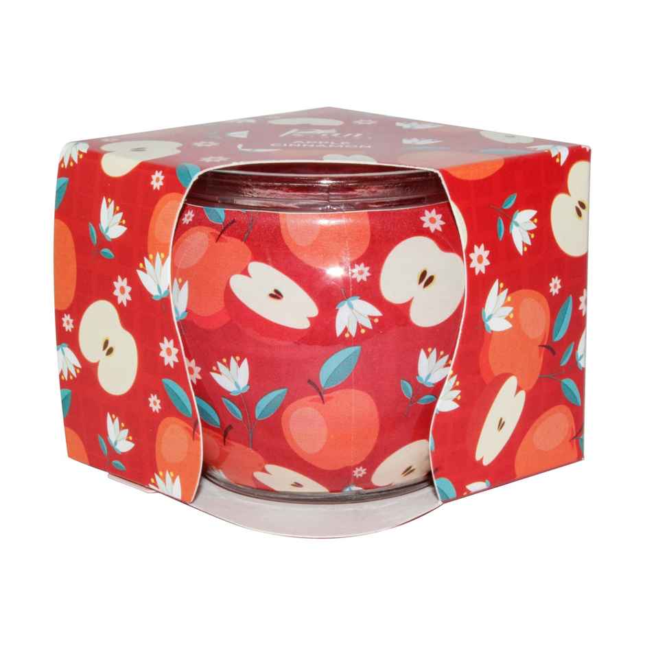 Shrink Sleeve Glass Candle | Apple & Cinnamon | Pan Aromas