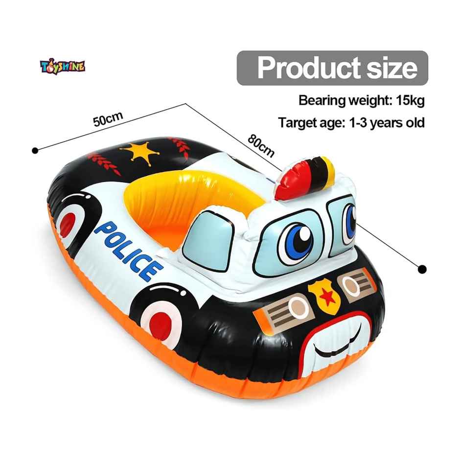 Toyshine Inflatable Police Theme Swimming Pool Tub Tube Water Play Centre Toy for Kids