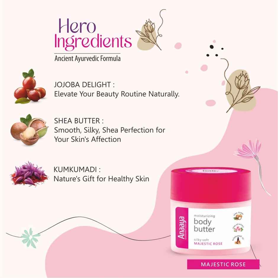 Anaaya Body Butter - Silky Soft Majestic Rose