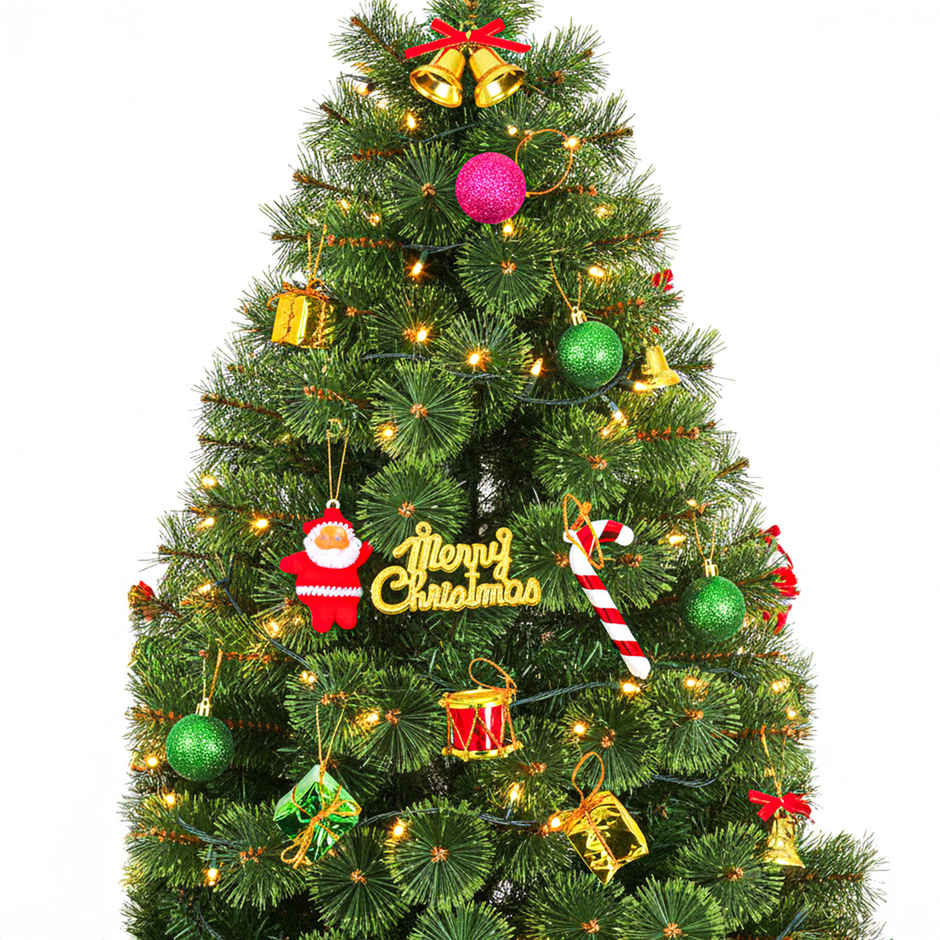 Christmas Tree Decoration Set | Balls | Gift Boxes | Santa | Merry Christmas Hanging | Picfest