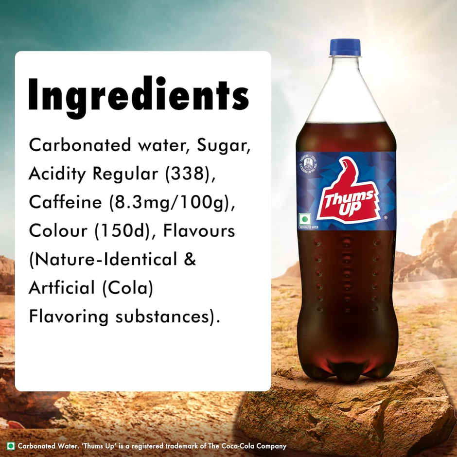 Thums Up Soft Drink | Carbonated Beverage