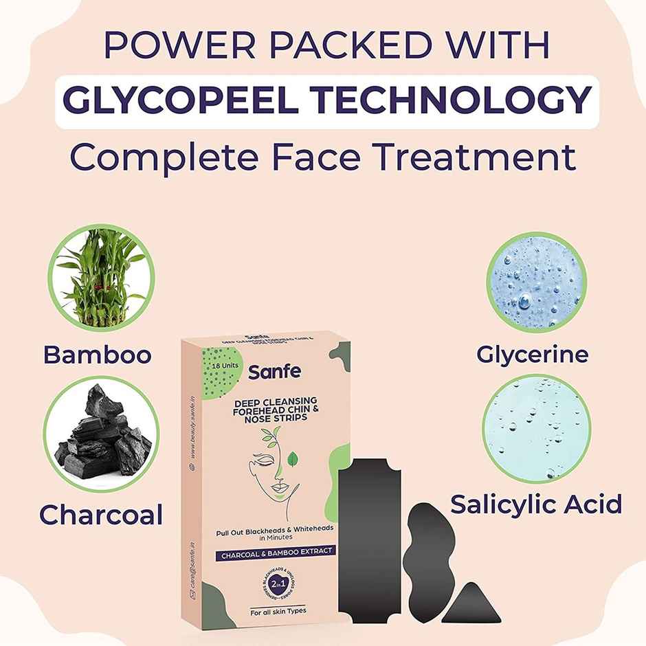 Sanfe Deep Cleansing Forehead Chin & Nose Strips Pack