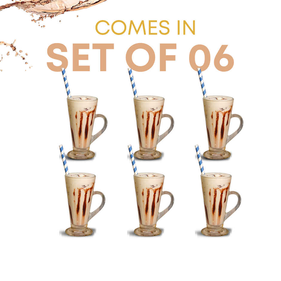 Yera Irish Coffee/Green Tea Mug Set - 6 pcs 225 ml (Each)