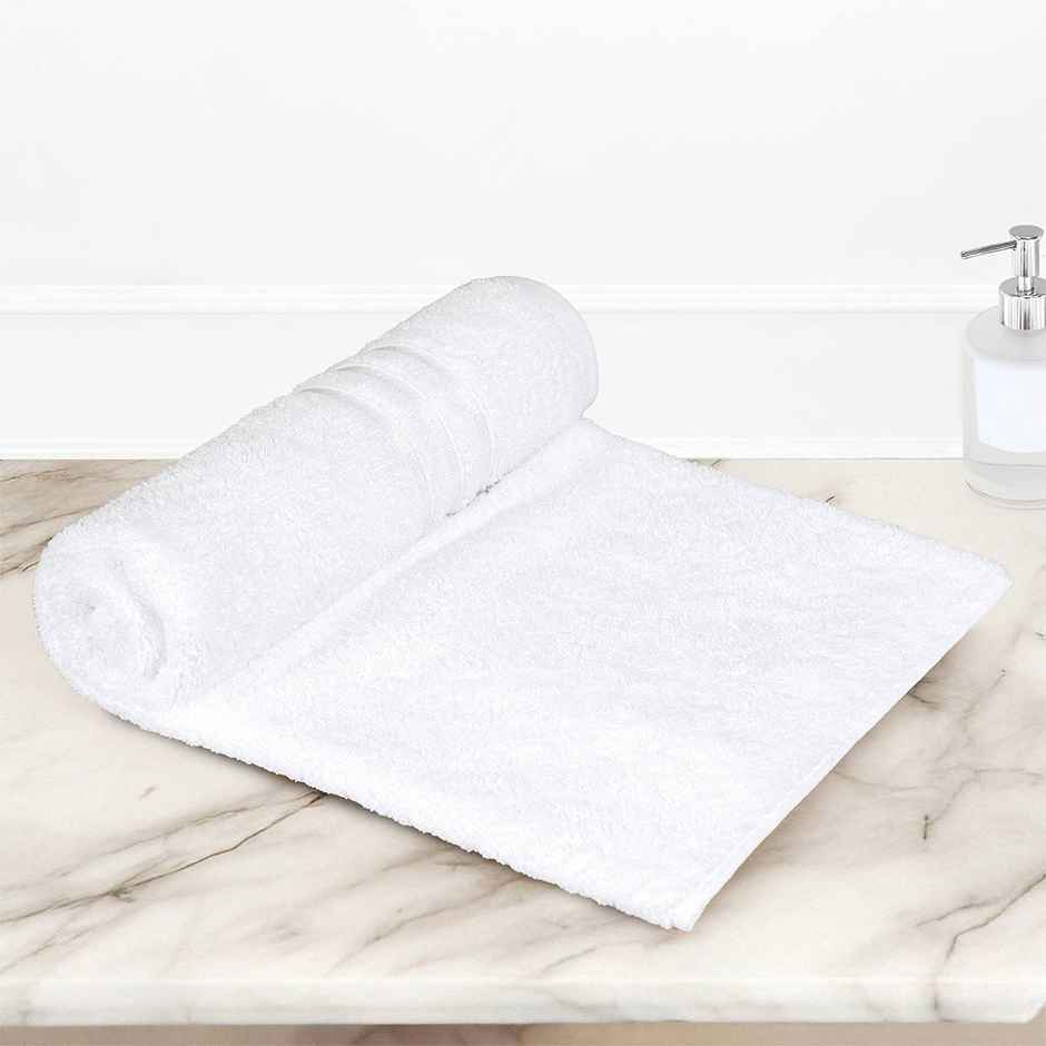 Home Elegance by myTrident Comfort Living Cotton Bath Towel | 70cm x 140cm | 400 GSM | Baby Talc