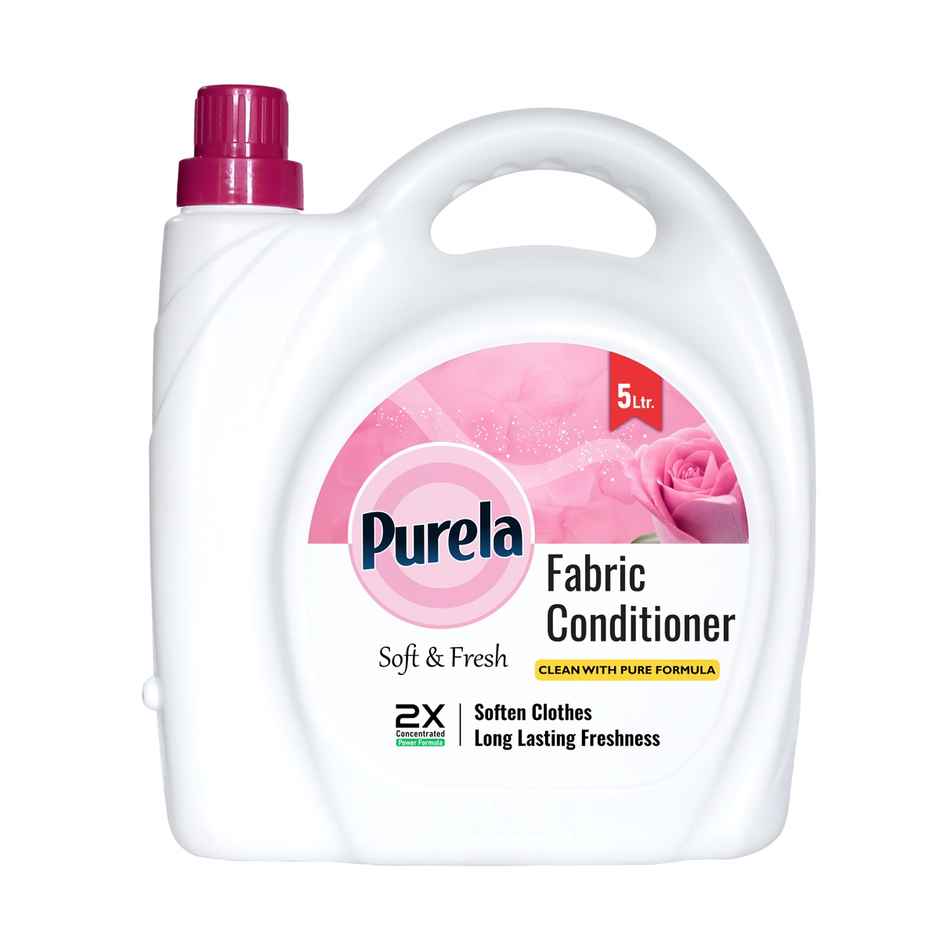 Purela Rose After Wash Fabric Conditioner Liquid Softener | Eco-Friendly & Biodegradable
