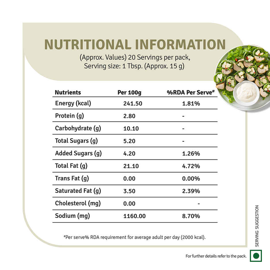Veeba Creamy Caesar Dressing