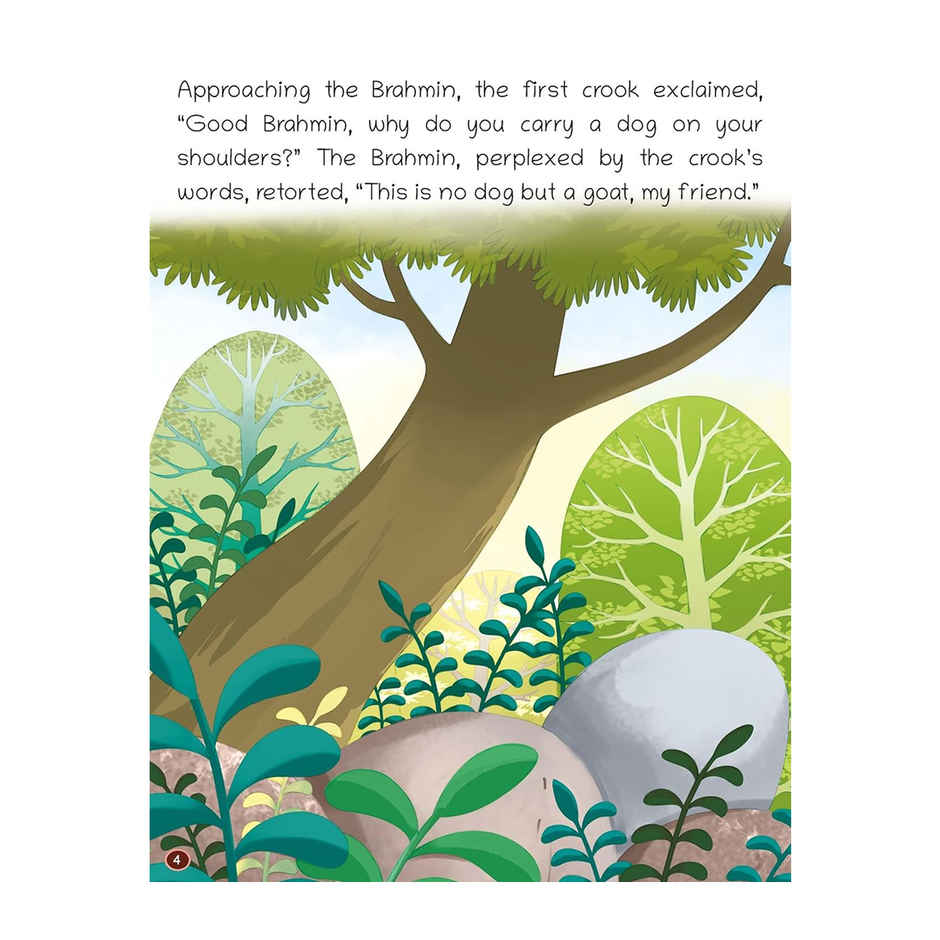 Oswaal Books Lil Legends Illustrated Panchtantra Stories For Kids 2+ | The Brahmin & Three Crooks