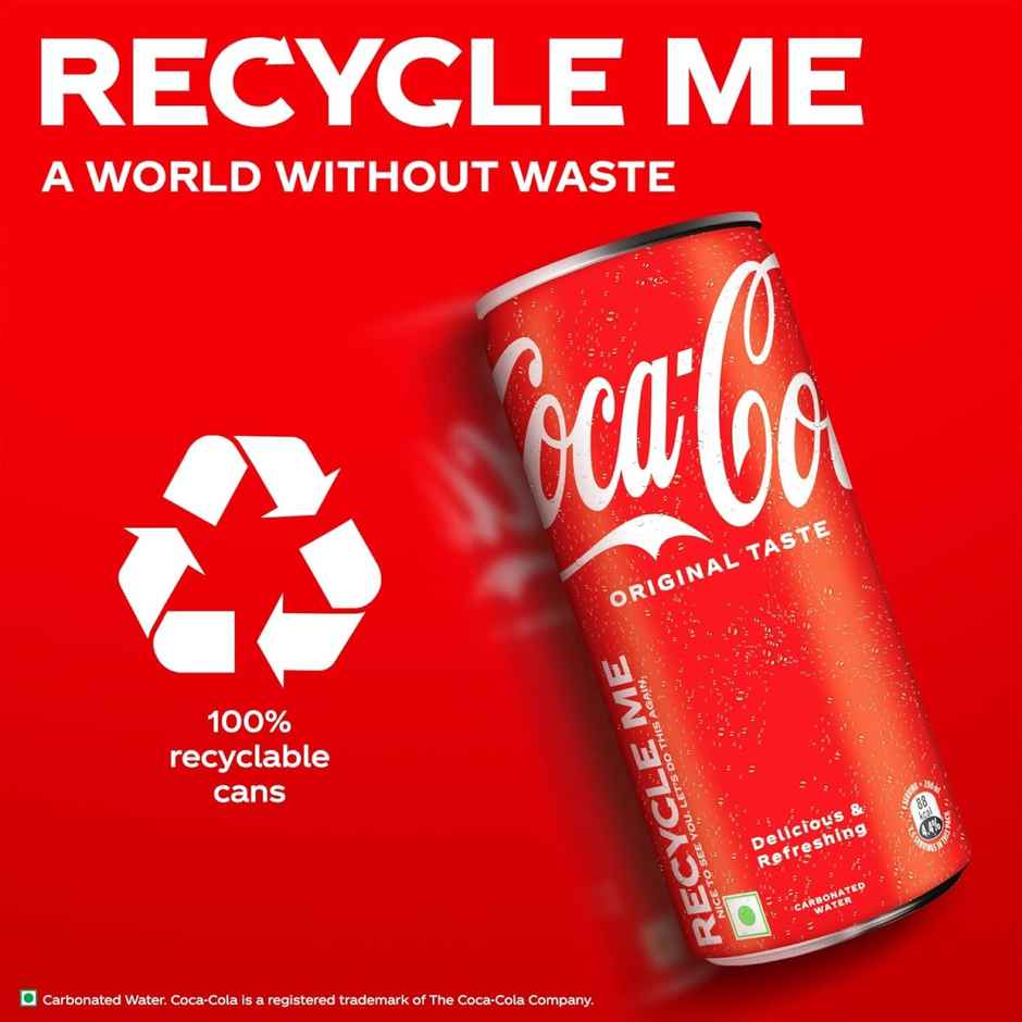 Coca-Cola Soft Drink Can | Carbonated Beverage Combo