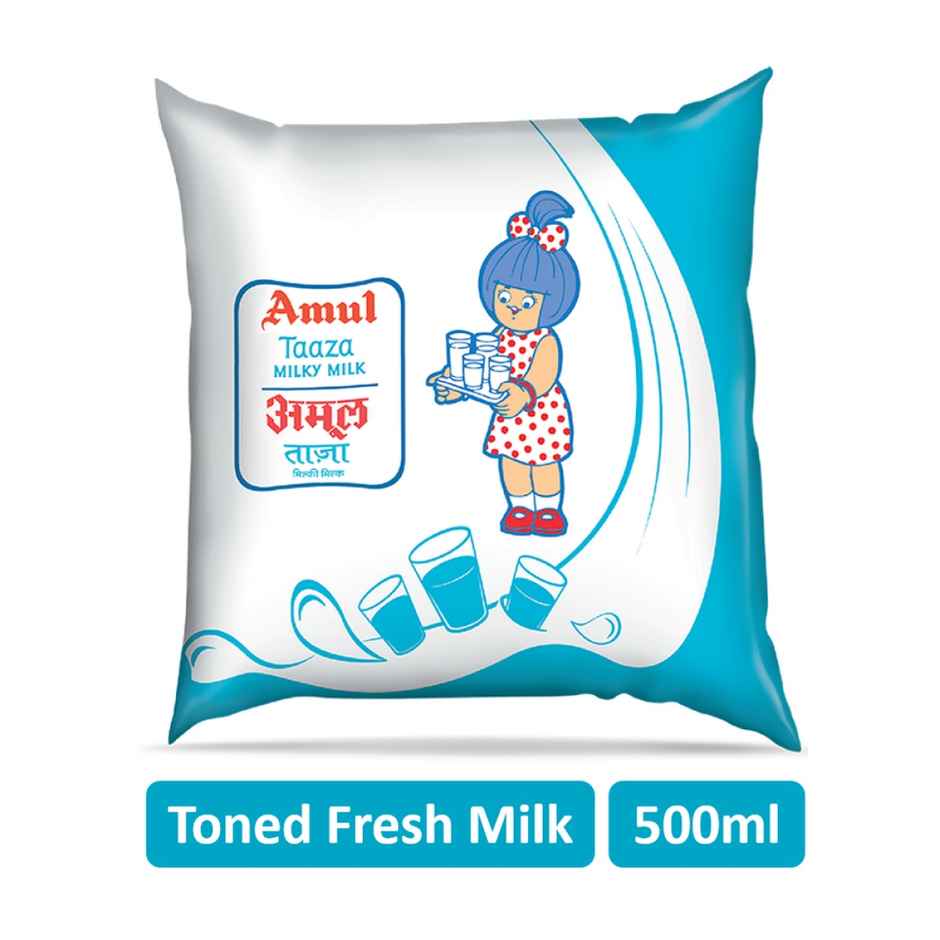 iD Fresh Idli & Dosa Batter & Amul Taaza Toned Fresh Milk & Health Factory Whole Wheat Bread Combo