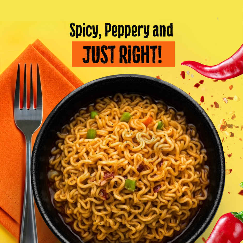 MAGGI Spicy Pepper Noodles, Easy-to-Cook Snack