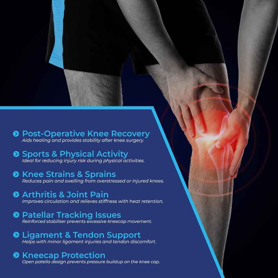 LP Support 708L Open Patella Knee Support