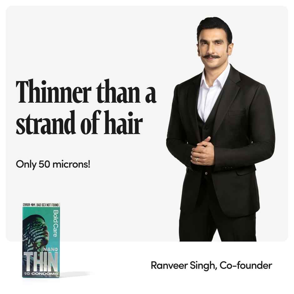 Bold Care 404 Super Nano Thin Condoms For Men