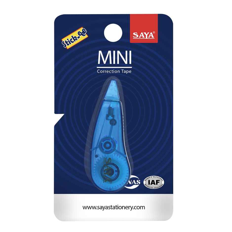 Saya Correction Tape - 3 Meter Roll for Smooth and Instant Correction | Assorted