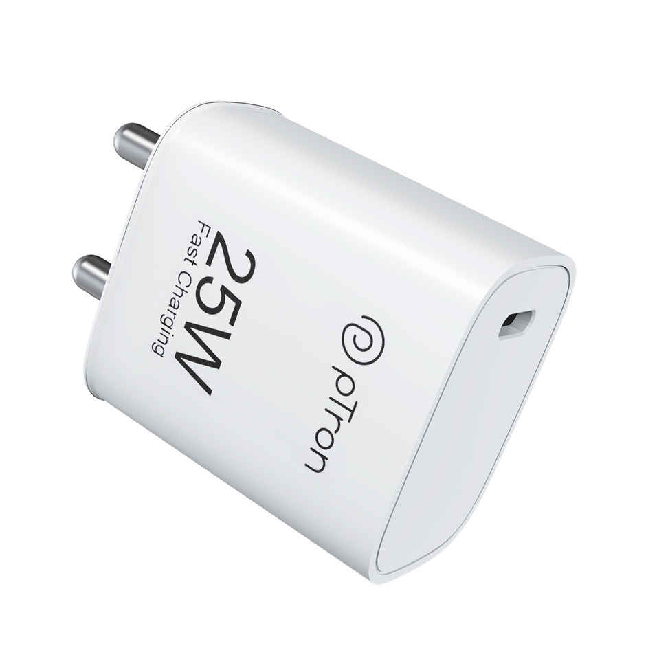 pTron - Samsung Charger Volta FC19 25W | Type-C | For S20 FE-S20+-S21-S21+-S21 FE-S21 Ultra - White