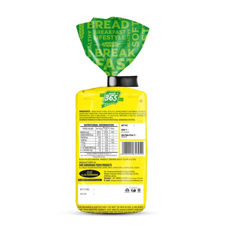 GNB 365 High Fibre Atta Bread
