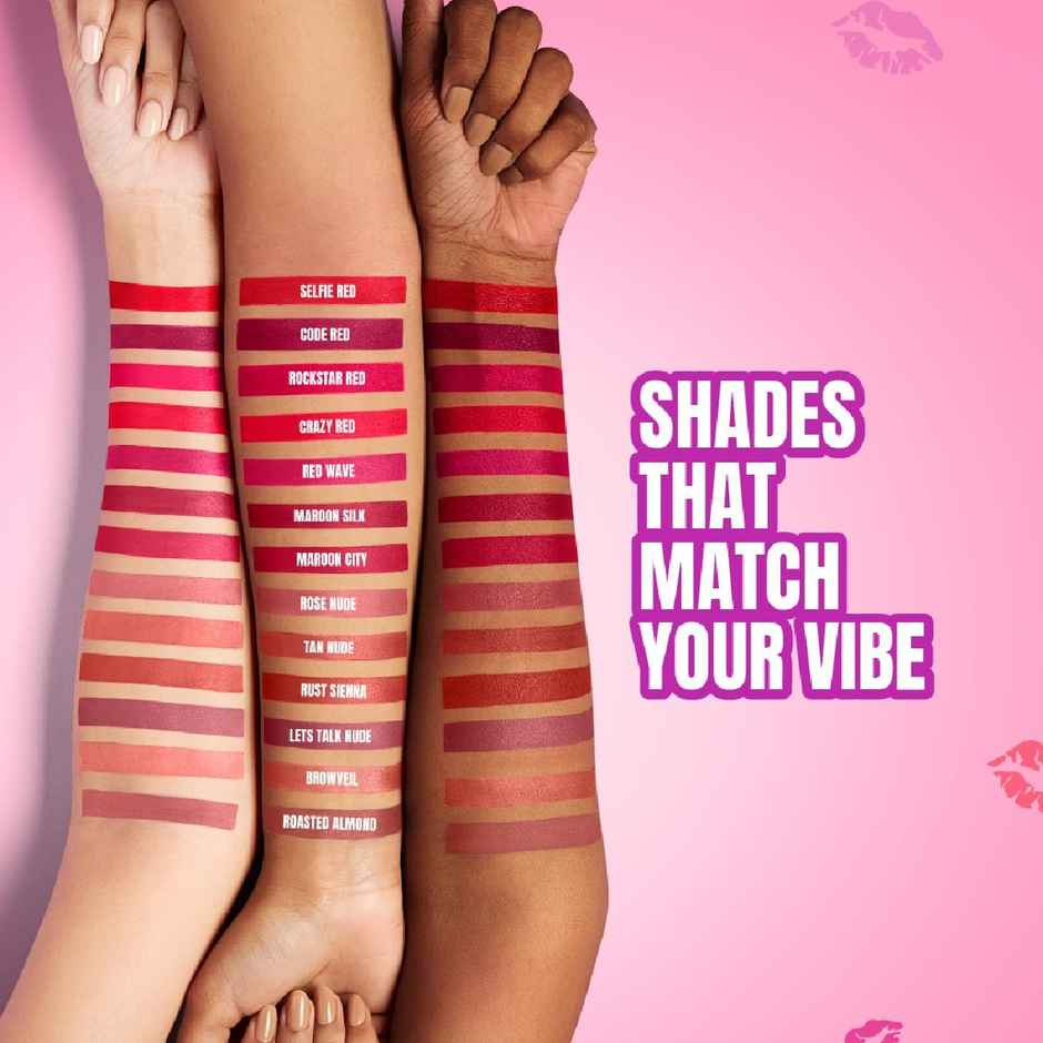 Elle 18 Color Pop Matte Lip Color | W14 | Berry Tea