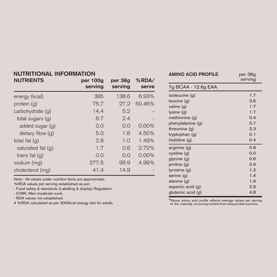 True Protein Made with Four Natural Ingredients Only | Natural Strawberry