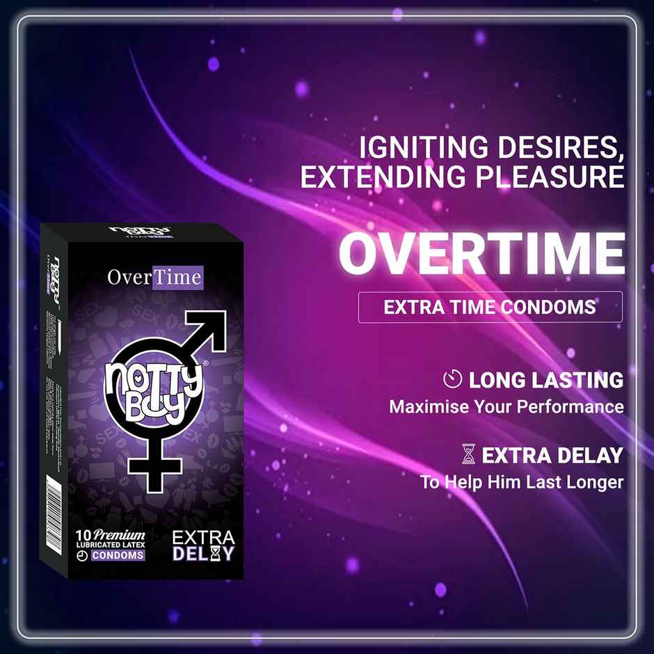 NottyBoy OverTime Extra Delay Condom | Comfortable & Reliable