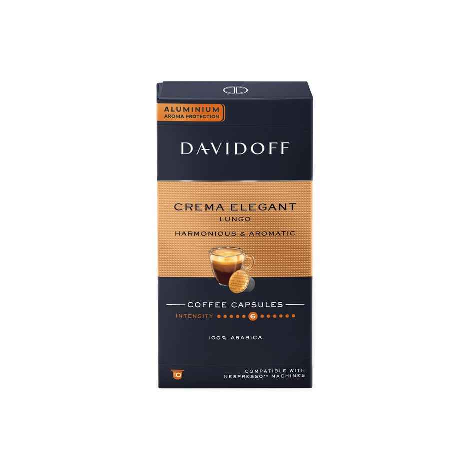 Davidoff Crema Elegant Lungo Harmonious And Aromatic Coffee Capsule